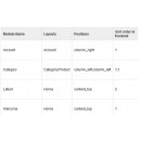 Show modules position in table	